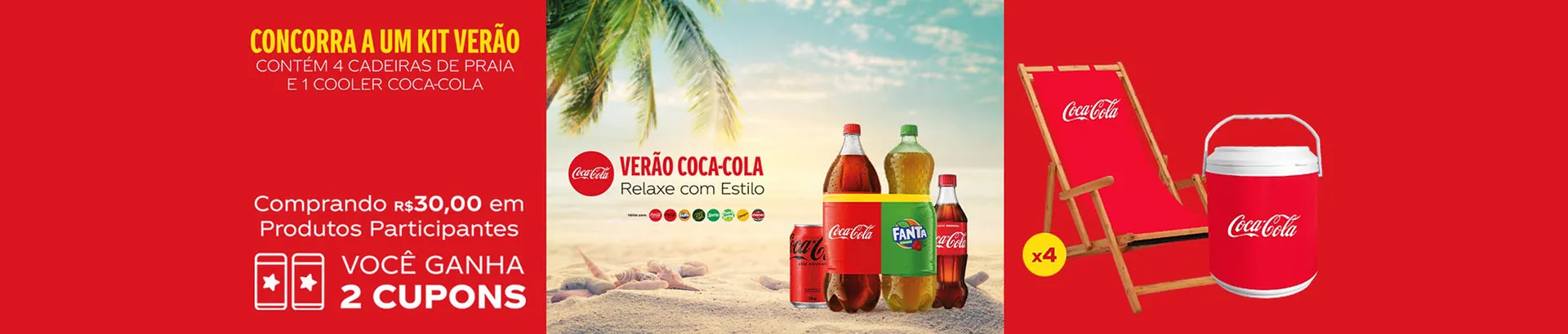 Promoção Coca-Cola 2024 Relaxe com Estilo