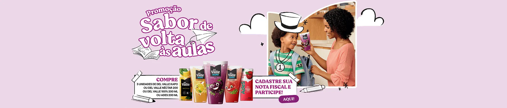 Promoção Del Valle Kapo 2024 Sabor de Volta às Aulas