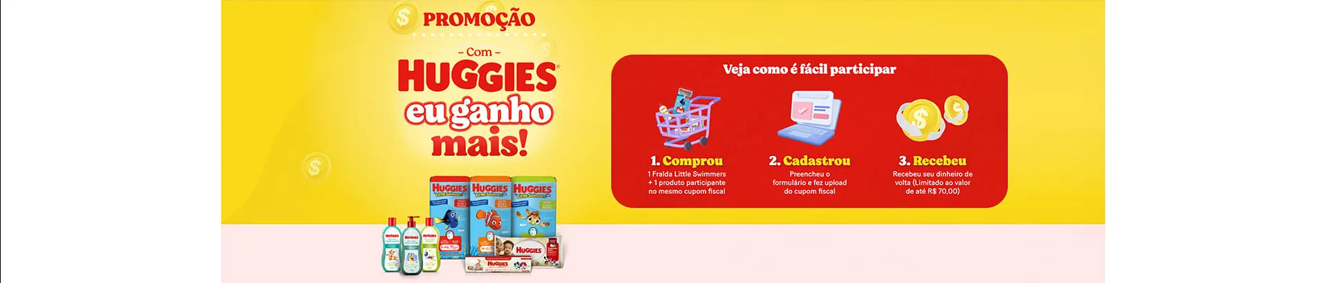 Promoção Cashback Huggies 2024 Eu Ganho Mais 2024