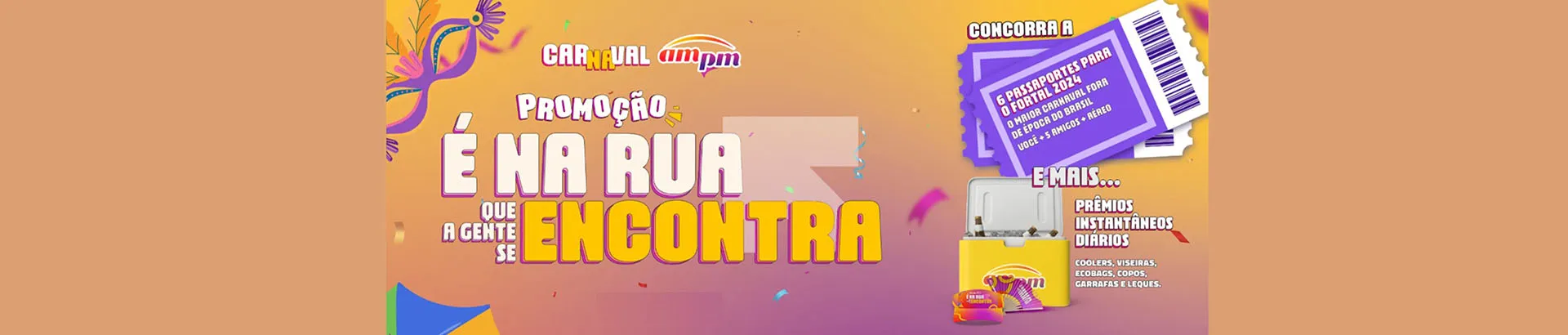 Promoção Ipiranga AMPM 2024 Carnaval