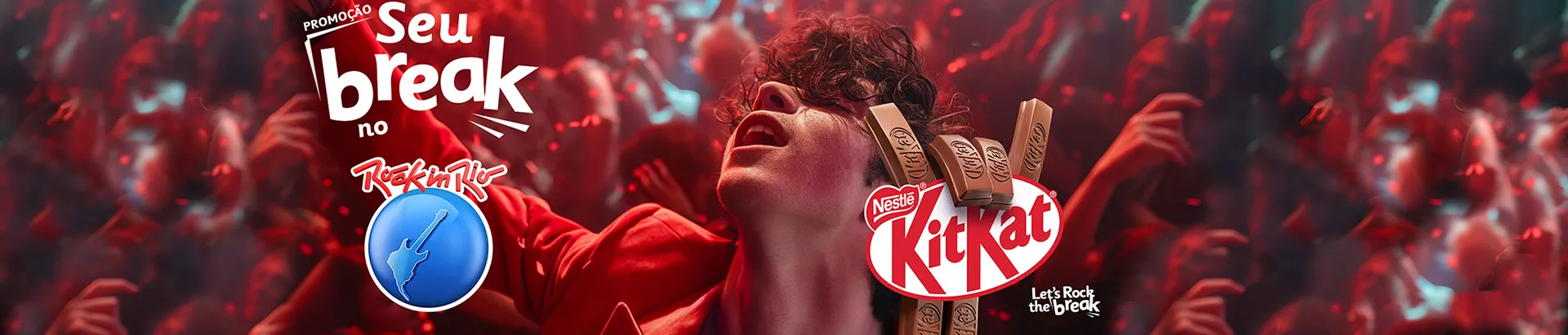 Promoção KitKat Seu Break no Rock In Rio 2024