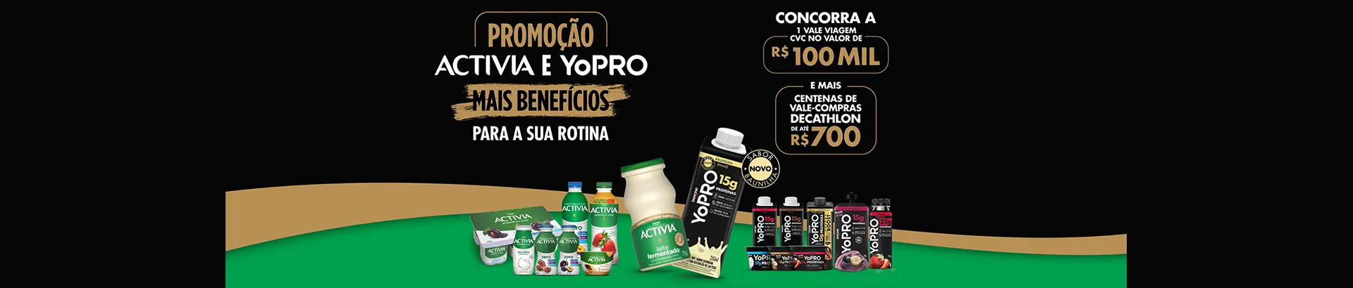 Promoção Activia e YOPro 2024 Mais Benefícios para a sua Rotina