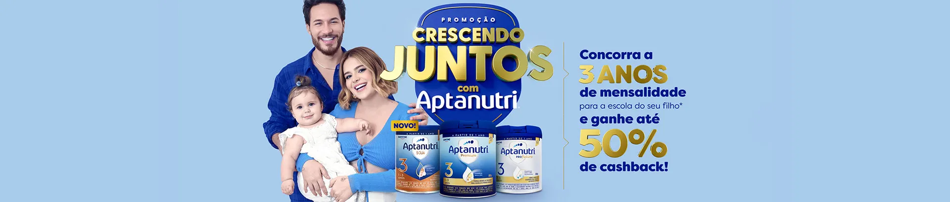 Promoção Danone AptaNutri Crescendo Juntos 2024