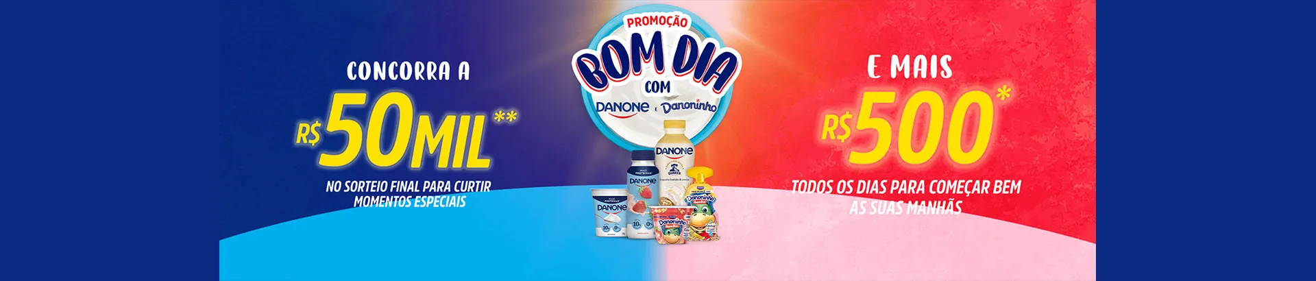 Promoção Bom Dia com Danone e Danoninho 2024