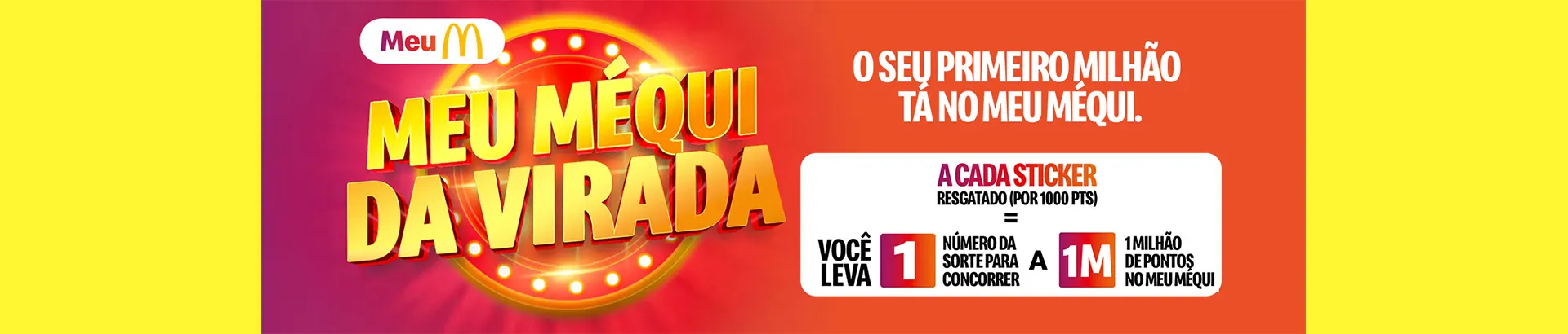 Promoção Meu Méqui da Virada 2024