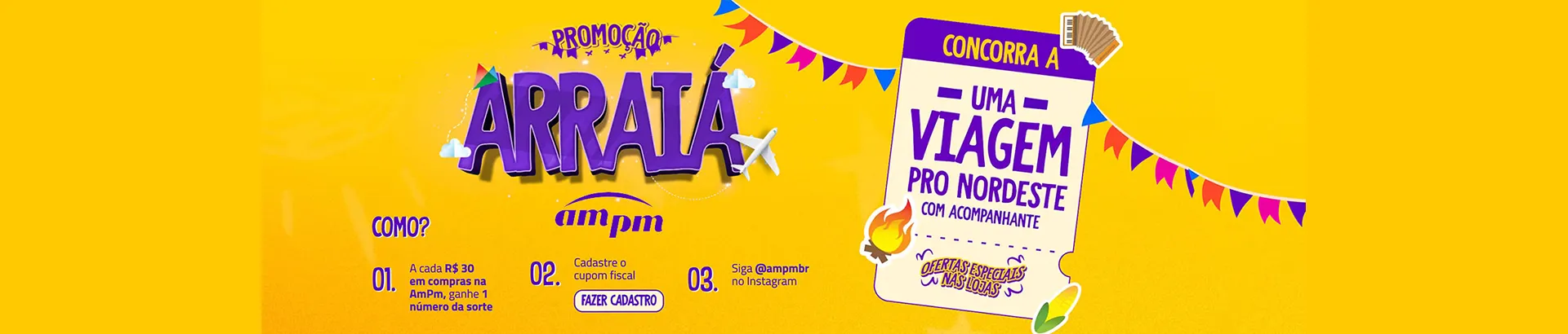 Promoção Ipiranga AMPM 2024 Arraiá