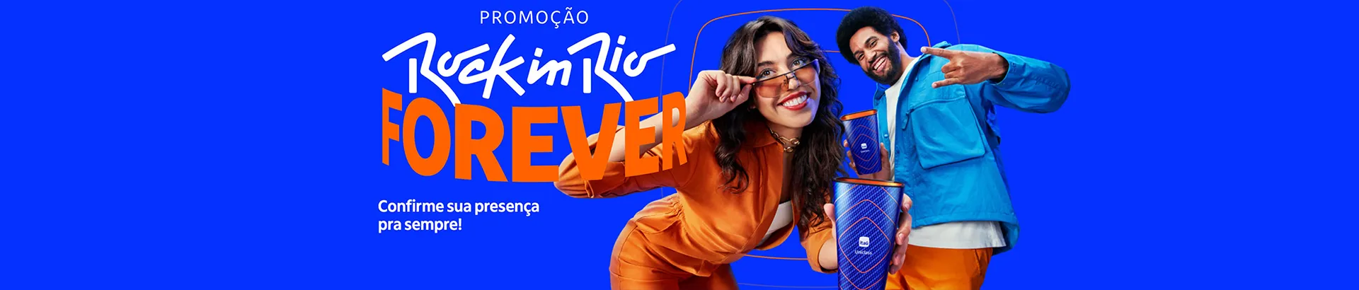 Promoção Itaú Rock In Rio Forever 2024 