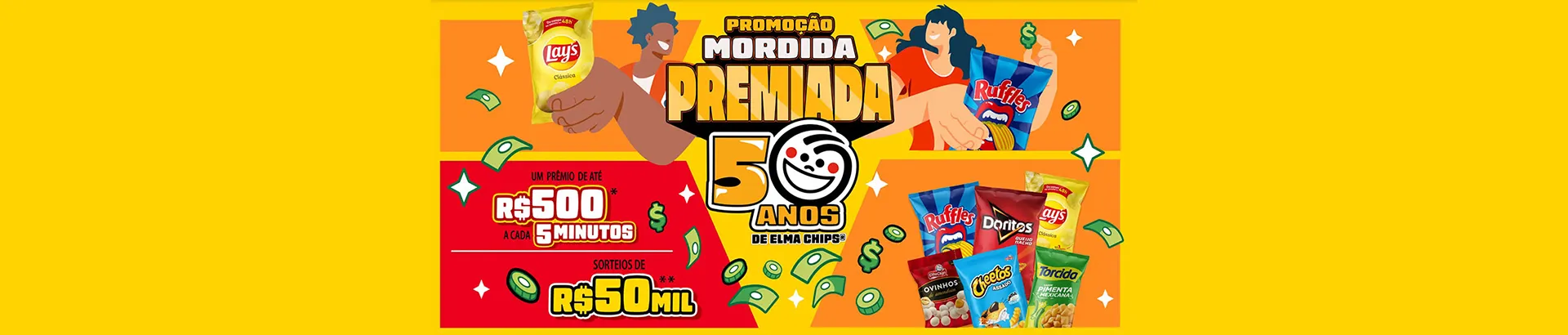 Promoção Elma Chips 2024 Mordida Premiada