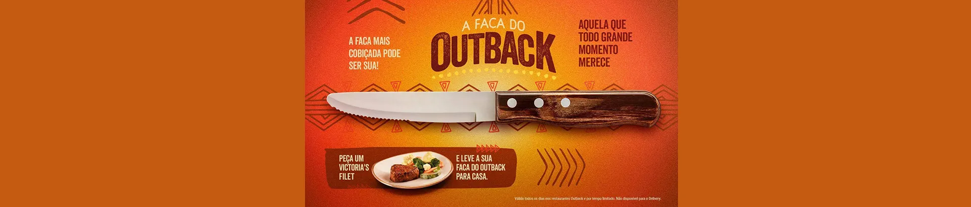 Promoção Outback Steakhouse 2024 Faca do Outback