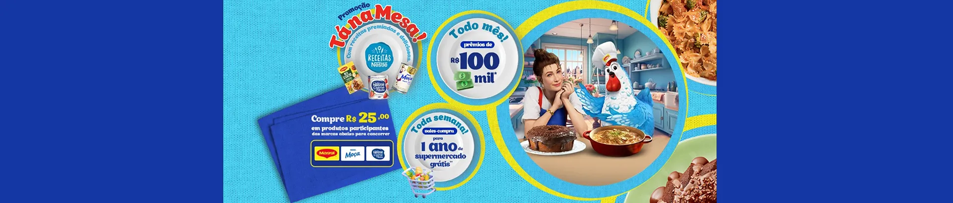 Promoção Nestlé 2024 Tá na Mesa