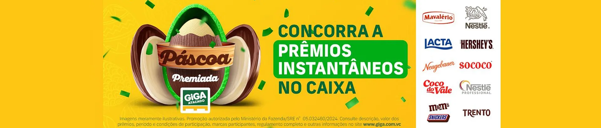 Promoção Giga Atacado 2024 Páscoa Premiada