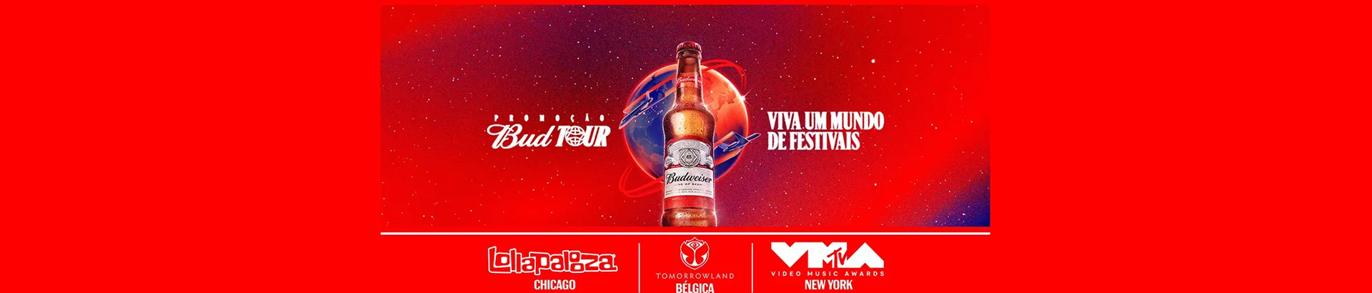 Promoção Budweiser 2024 Bud Tour