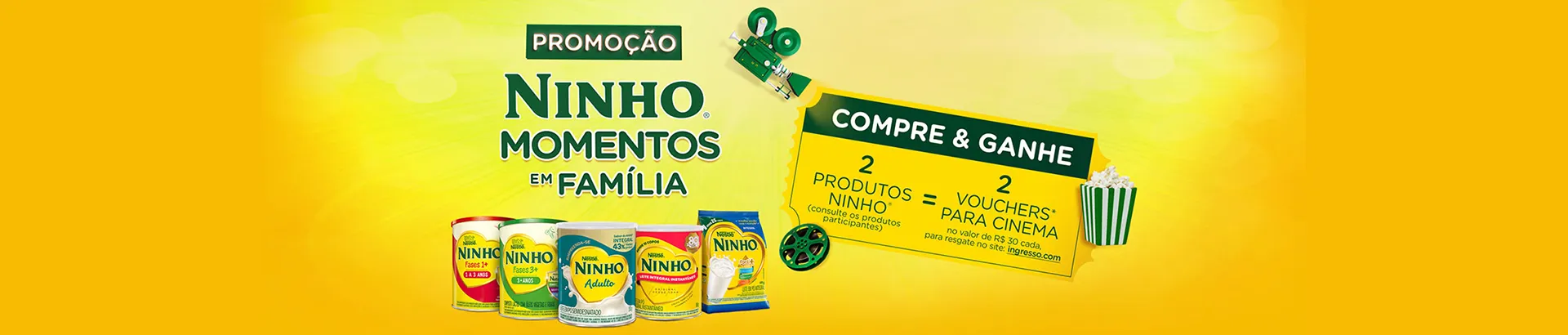 Promoção Nestlé Ninho Momentos em Família 2024