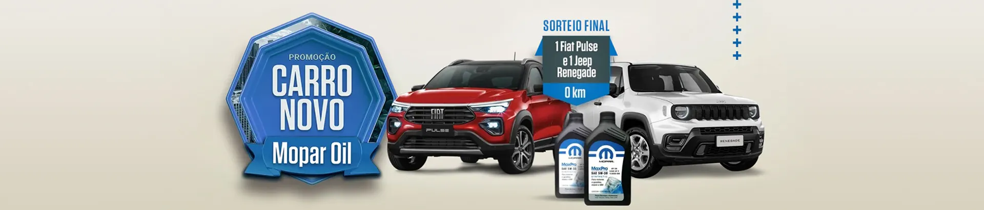 Promoção Mopar Oil 2024 Carro Novo 