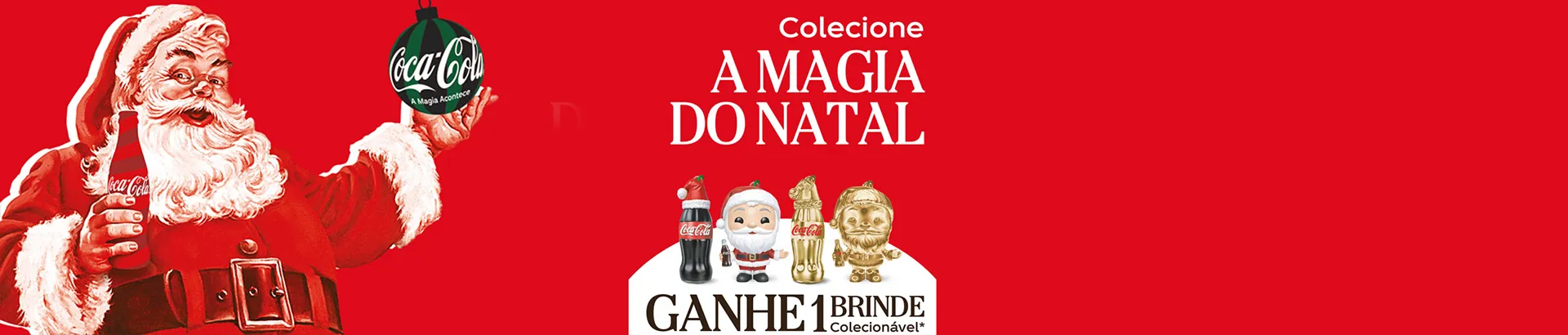 Promoção Coca-Cola Colecione a Mágia do Natal 2024