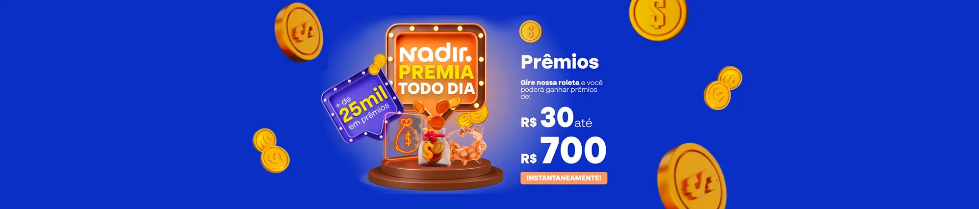 Promoção Nadir Premia Todo Dia 2024 