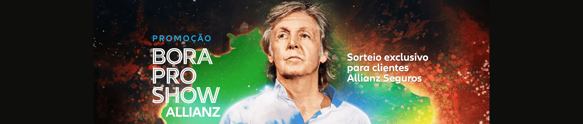 Promoção Allianz 2024 Bora pro Show Paul McCartney