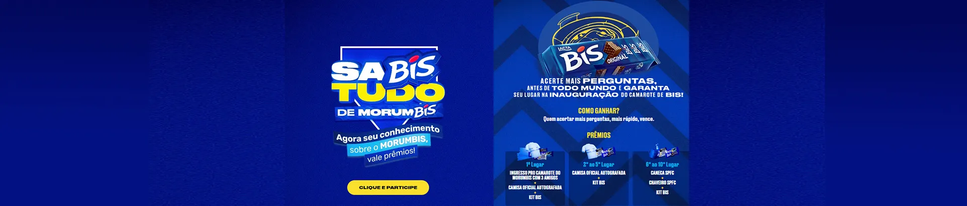 Promoção BIS 2024 SaBIS Tudo de MorumBIS