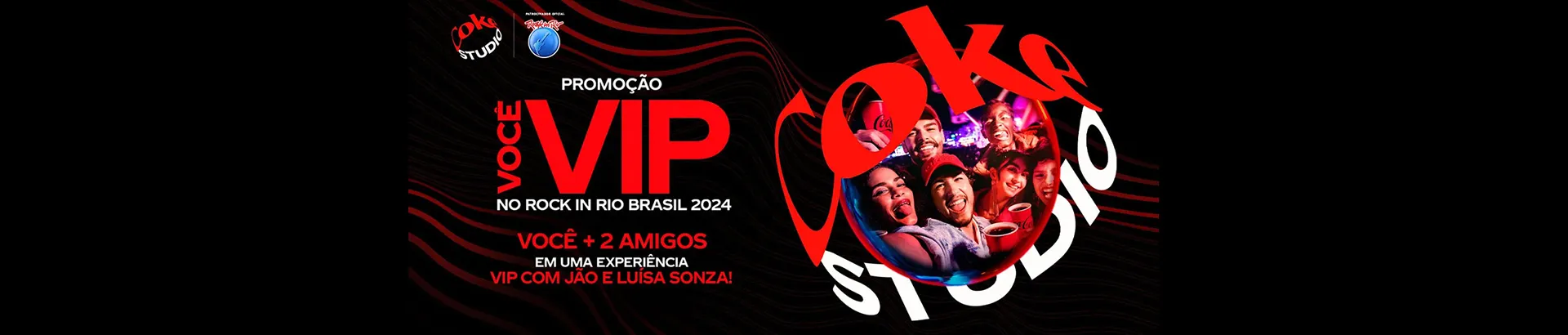 Promoção Coca-Cola 2024 Você VIP no Rock In Rio