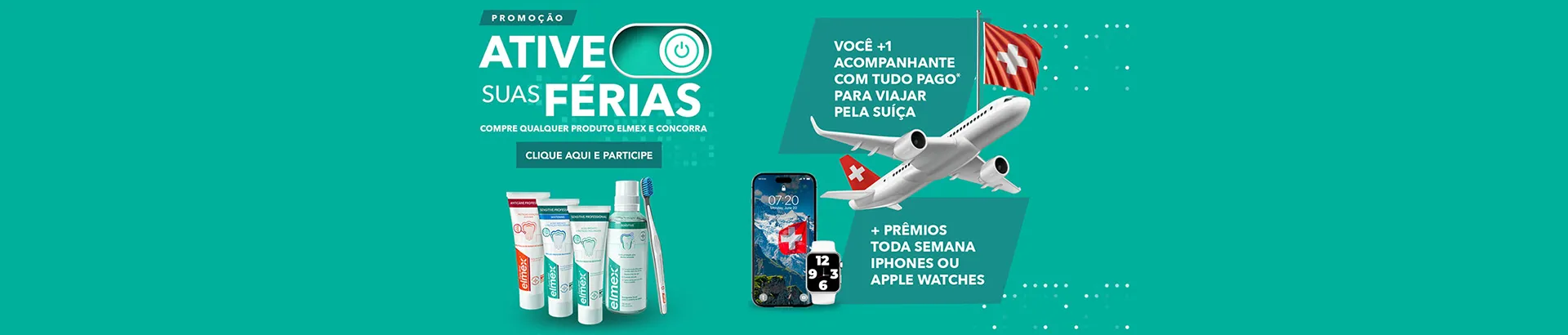 Promoção Elmex 2024 Ative suas Férias