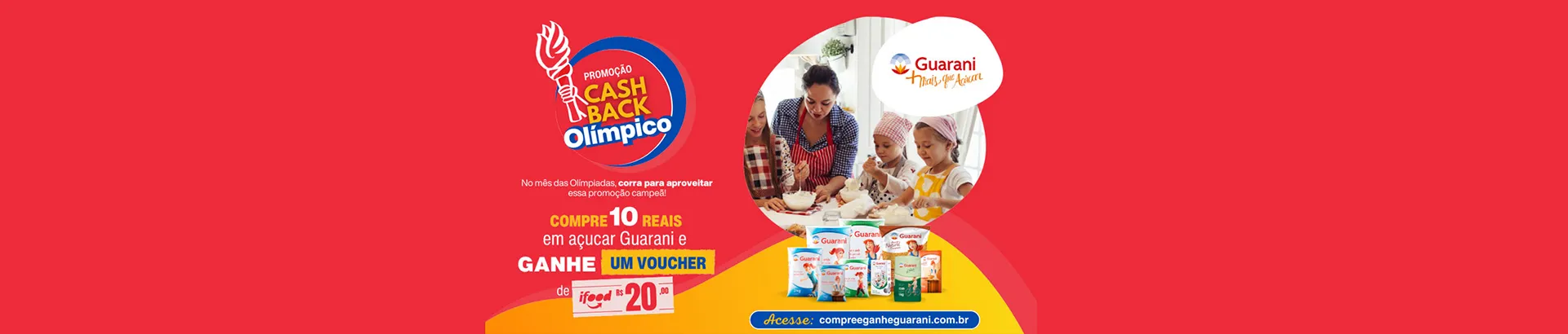 Promoção Guarani 2024 Cashback Olímpico