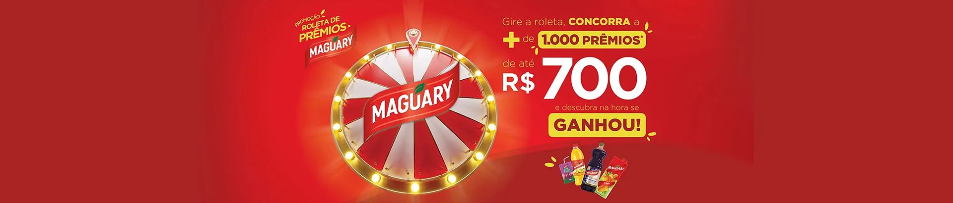 Promoção Maguary 2024 Roleta de Prêmios