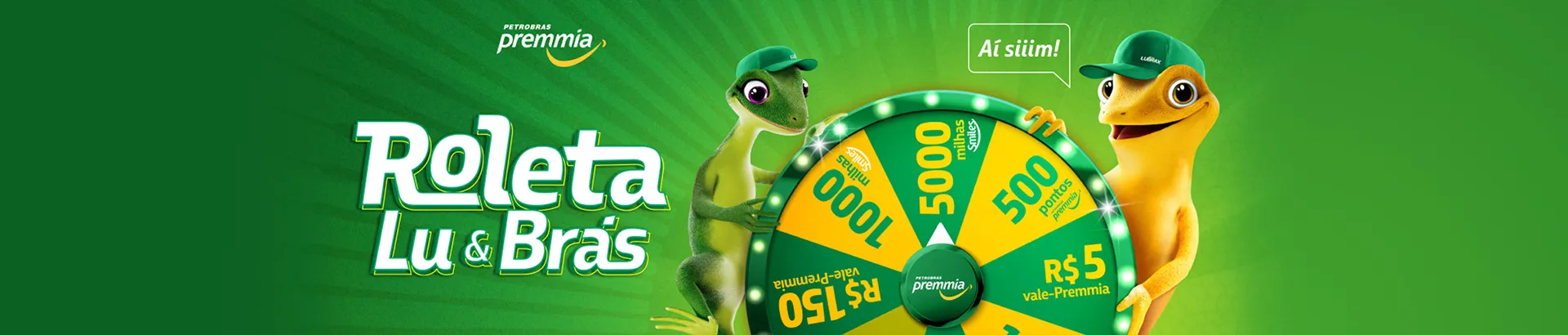 Promoção Petrobrás Premmia 2024 Roleta Lu & Brás