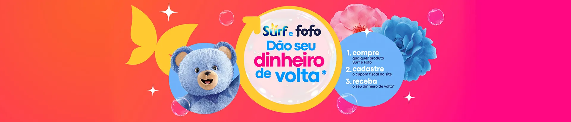 Promoção Surf e Fofo 2024 Dão seu Dinheiro de Volta