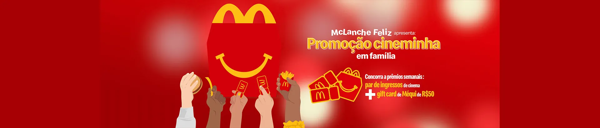 Promoção McDonald's 2024 Cineminha em Família