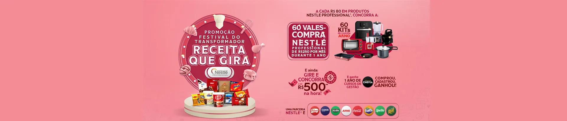 Promoção Nestlé Professional 2024 Receita que Gira