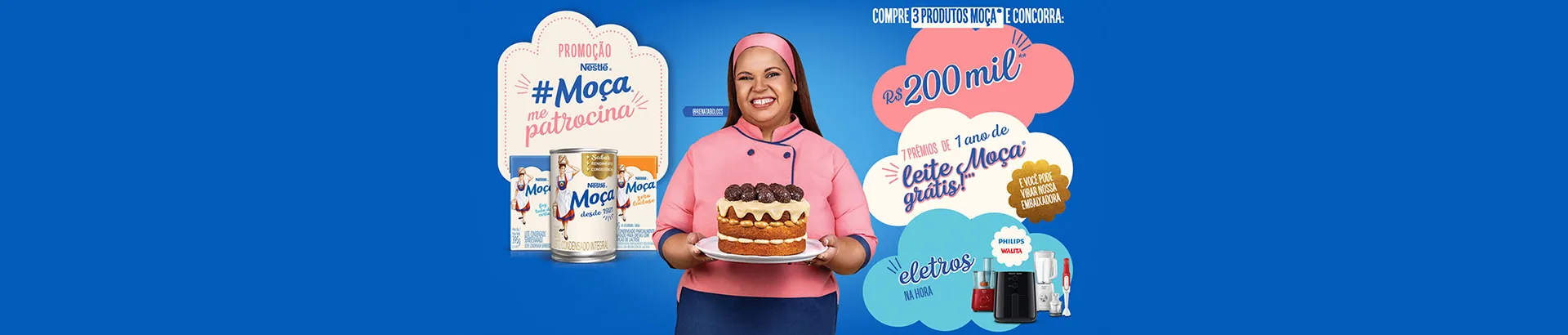 Promoção Nestlé Moça Me Patrocina 2024