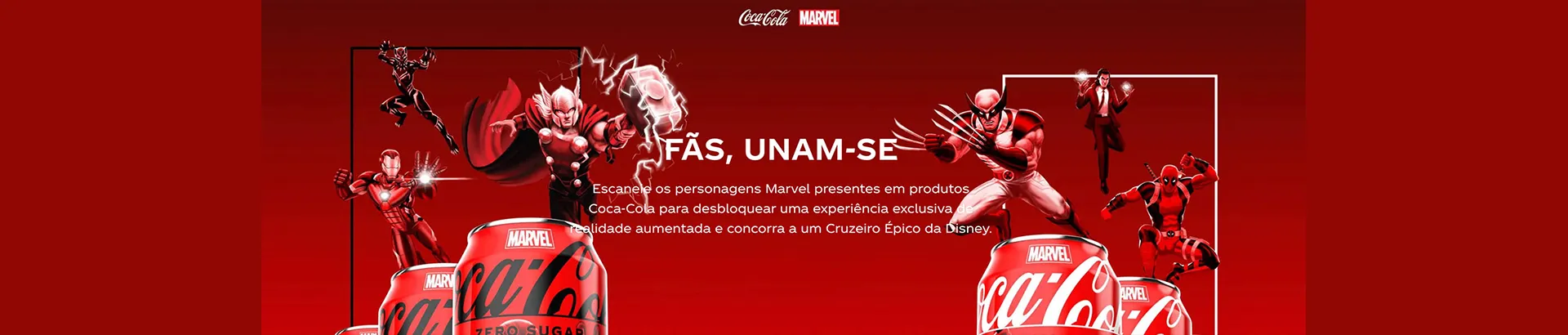 Promoção Coca-Cola Junte seus Heróis Marvel 2024