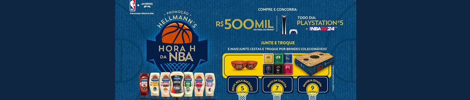 Promoção Hellmann's Hora H da NBA 2024