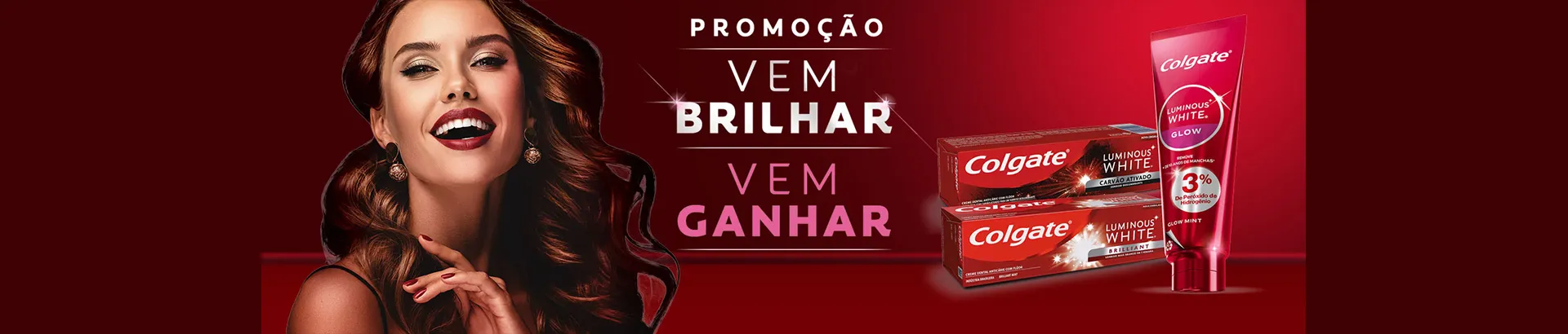 Promoção Colgate Luminous 2024 Vem Brilhar, Vem Ganhar