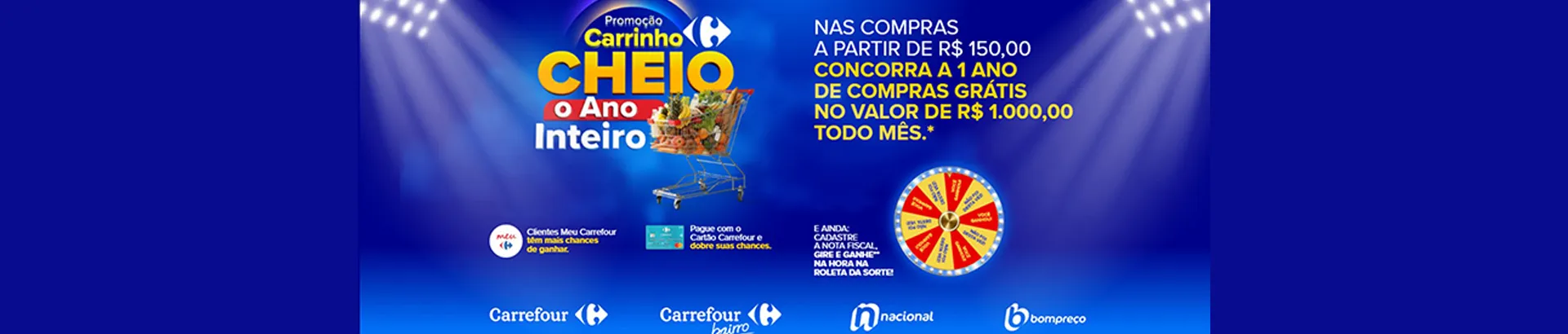 Promoção Carrefour 2024 Carrinho Cheio