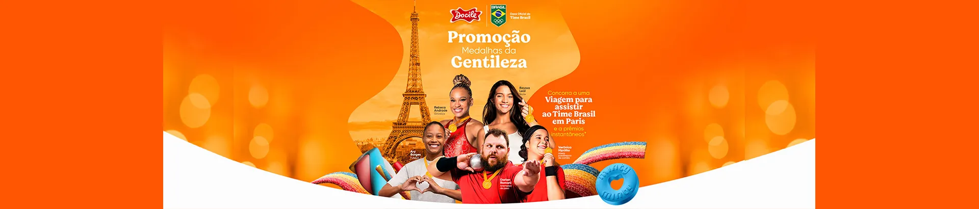 Promoção Docile Medalhas da Gentileza 2024