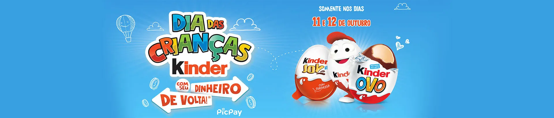 Promoção Kinder Ovo Dia das Crianças 2023