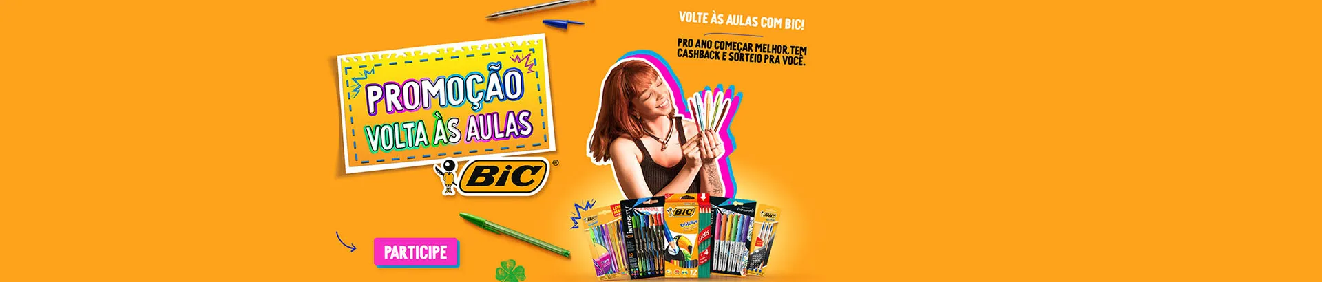 Promoção Bic Volta às Aulas 2023