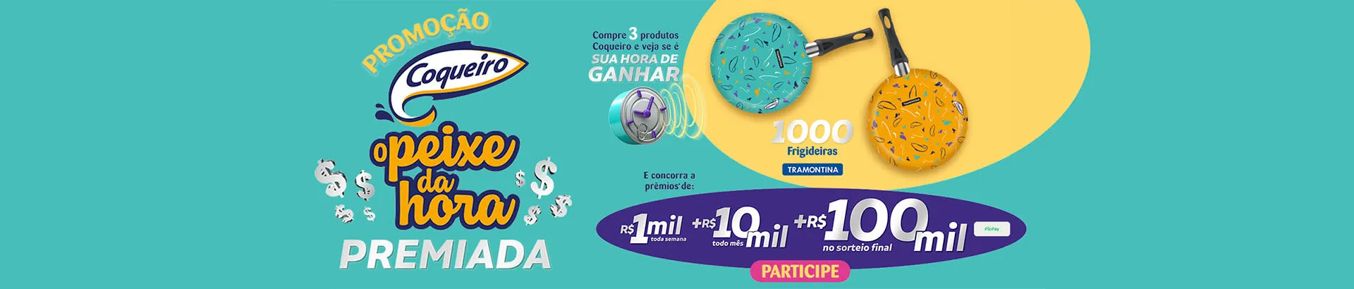 Promoção Coqueiro O Peixe da Hora Premiada 2023