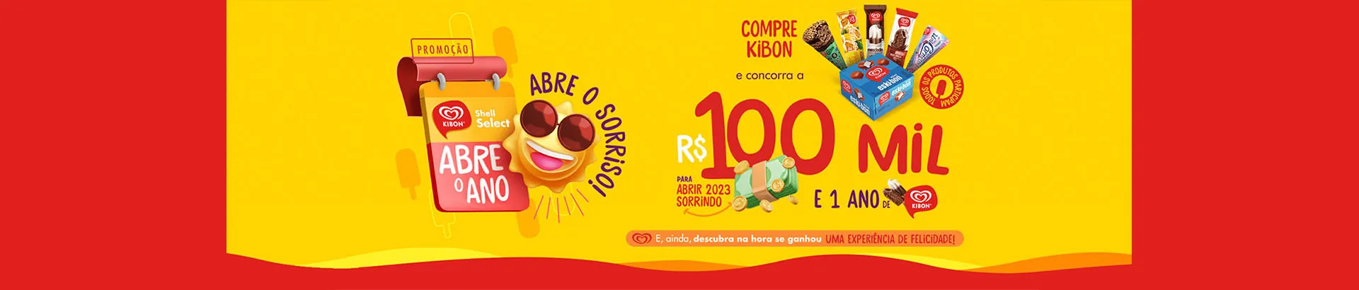 Promoção Kibon Abre o Ano, Abre o Sorriso 2023