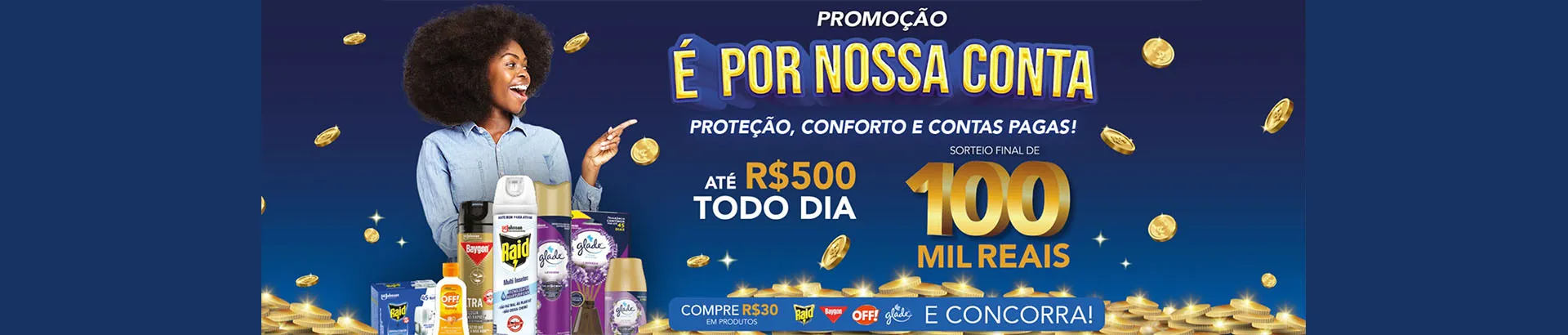 Promoção SC Johnson É por Nossa Conta 2023