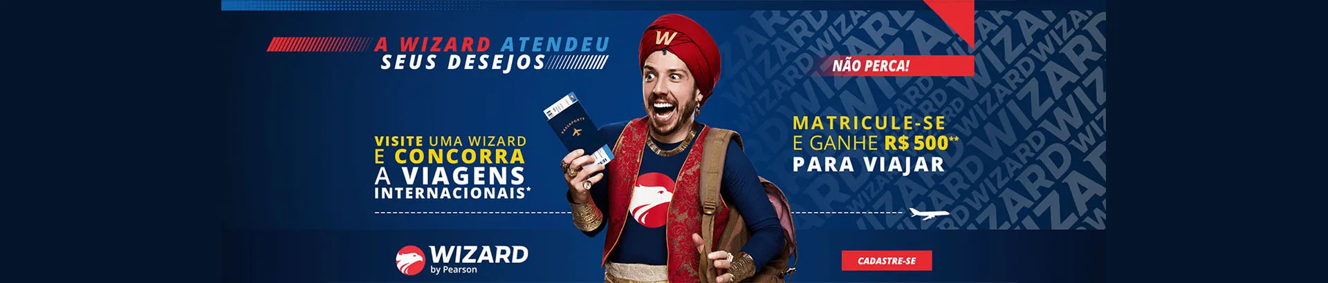 Promoção Wizard Atendeu seus Desejos 2023