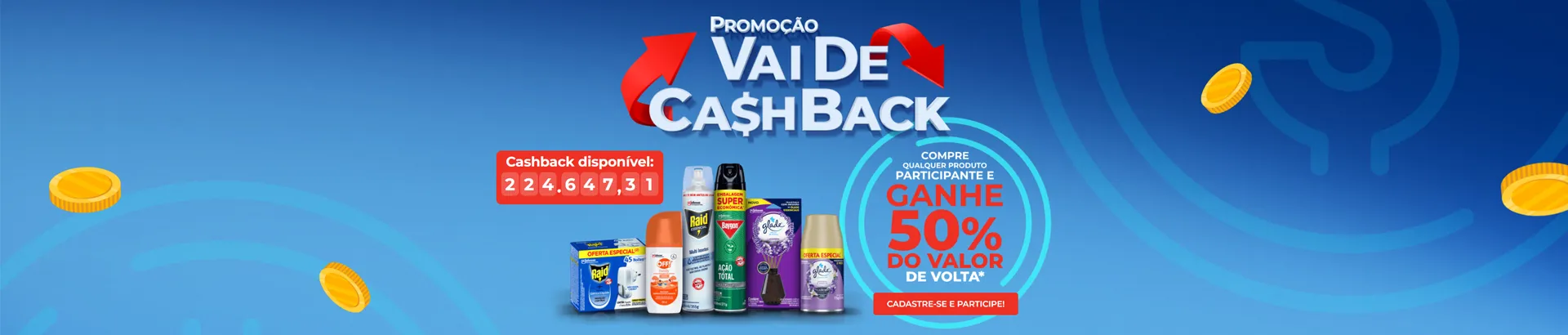 Promoção SC Johnson Vai de Cashback 2025