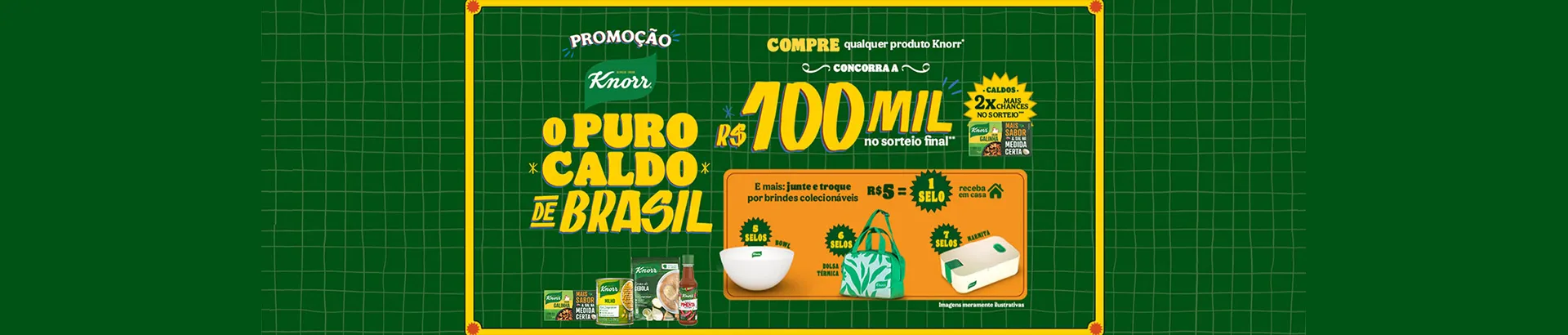 Promoção Knorr o Puro Caldo de Brasil 2024