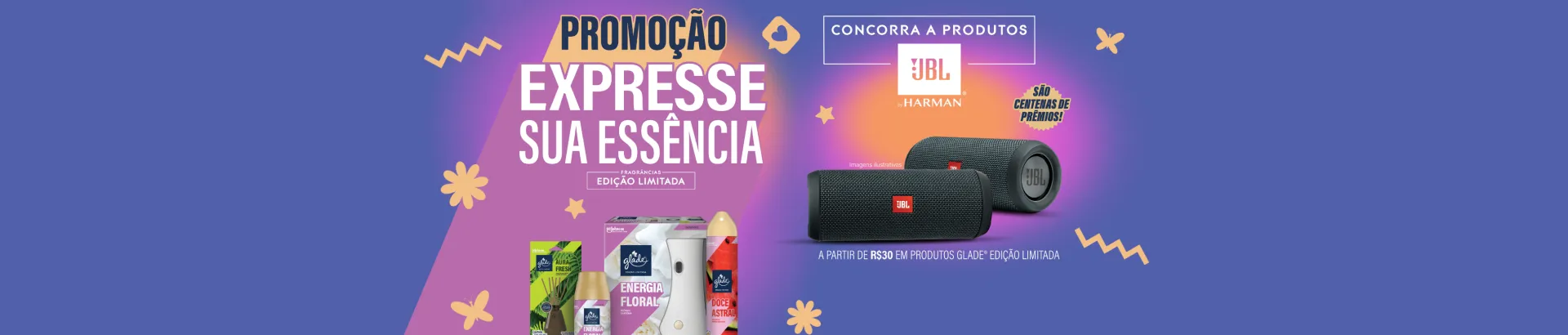 Promoção Glade Expresse sua Essência 2024