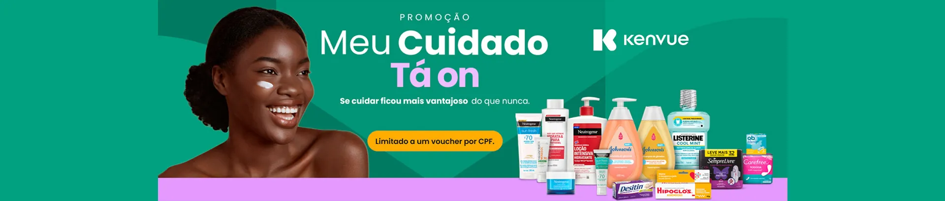 Promoção Kenvue Johnson Meu Cuidado Tá On 2024