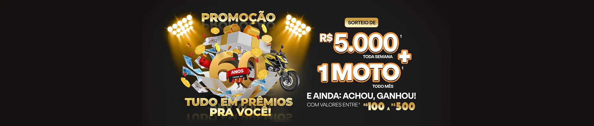 Promoção tintas MC tudo em prêmios pra você 2024