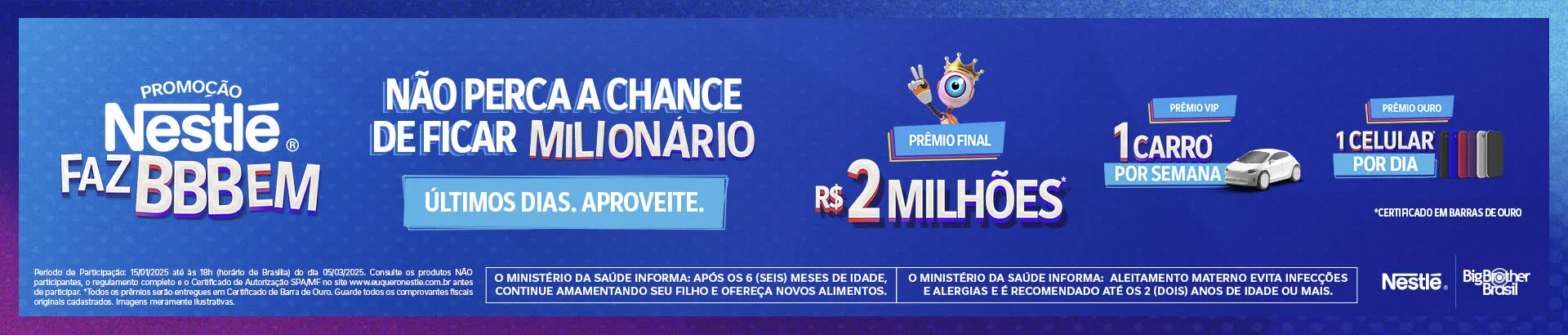 Promoção Nestlé Faz BBBem 2025