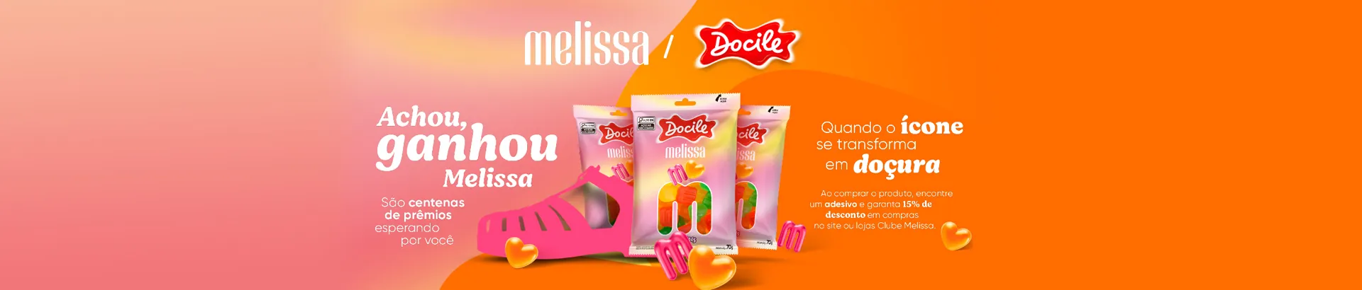 Promoção Docile Melissa 2025