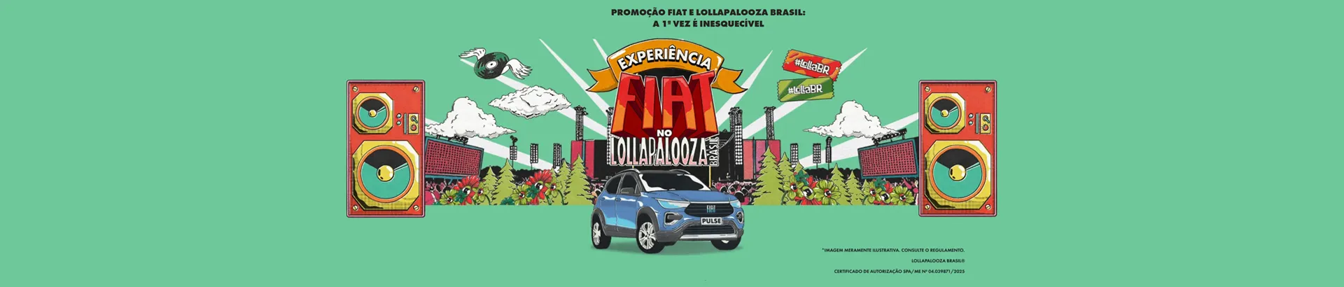 Promoção Fiat e Lollapalooza Brasil 2025